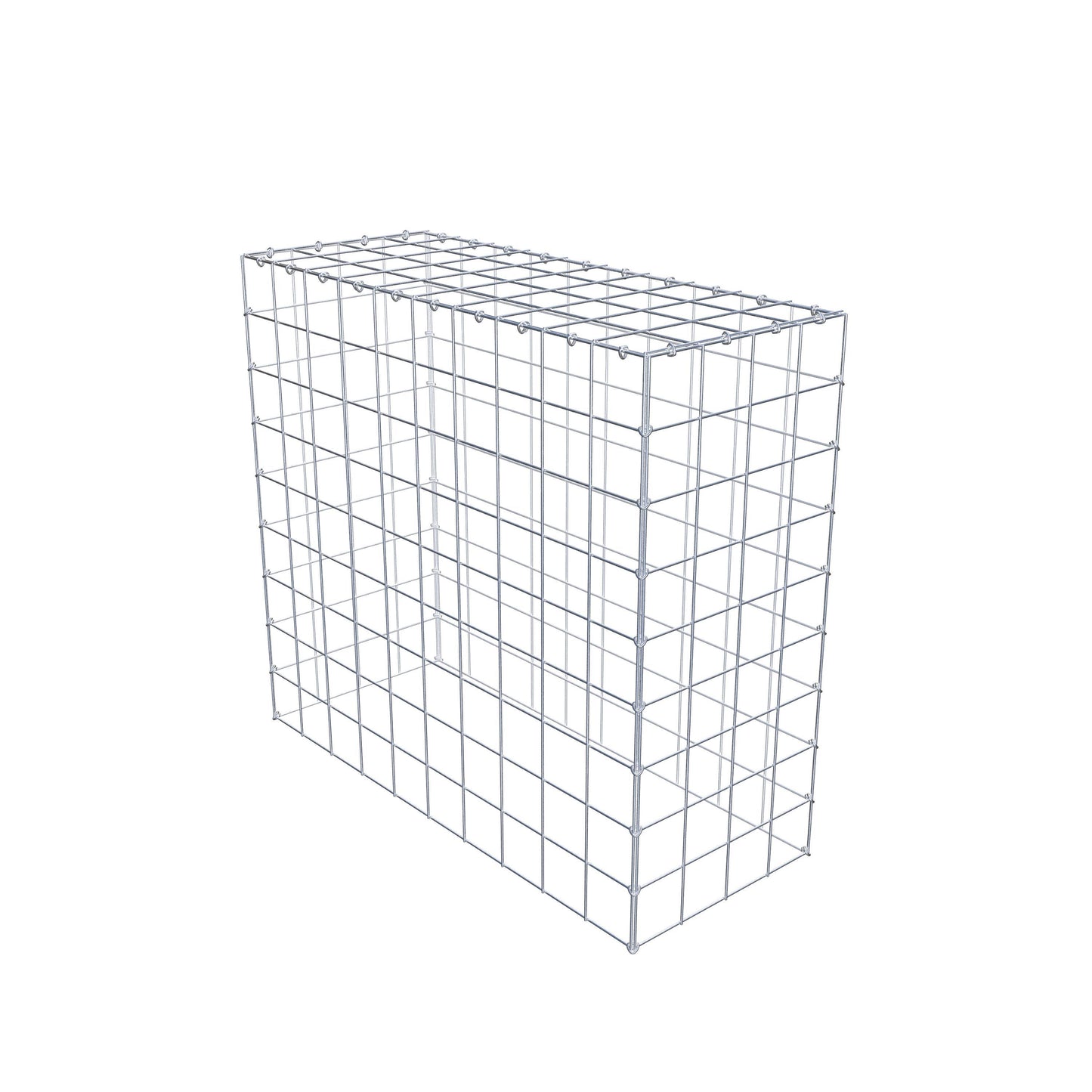 Gabião Tipo 3 100 cm x 90 cm x 40 cm (C x A x P), malhagem 10 cm x 10 cm, anel C