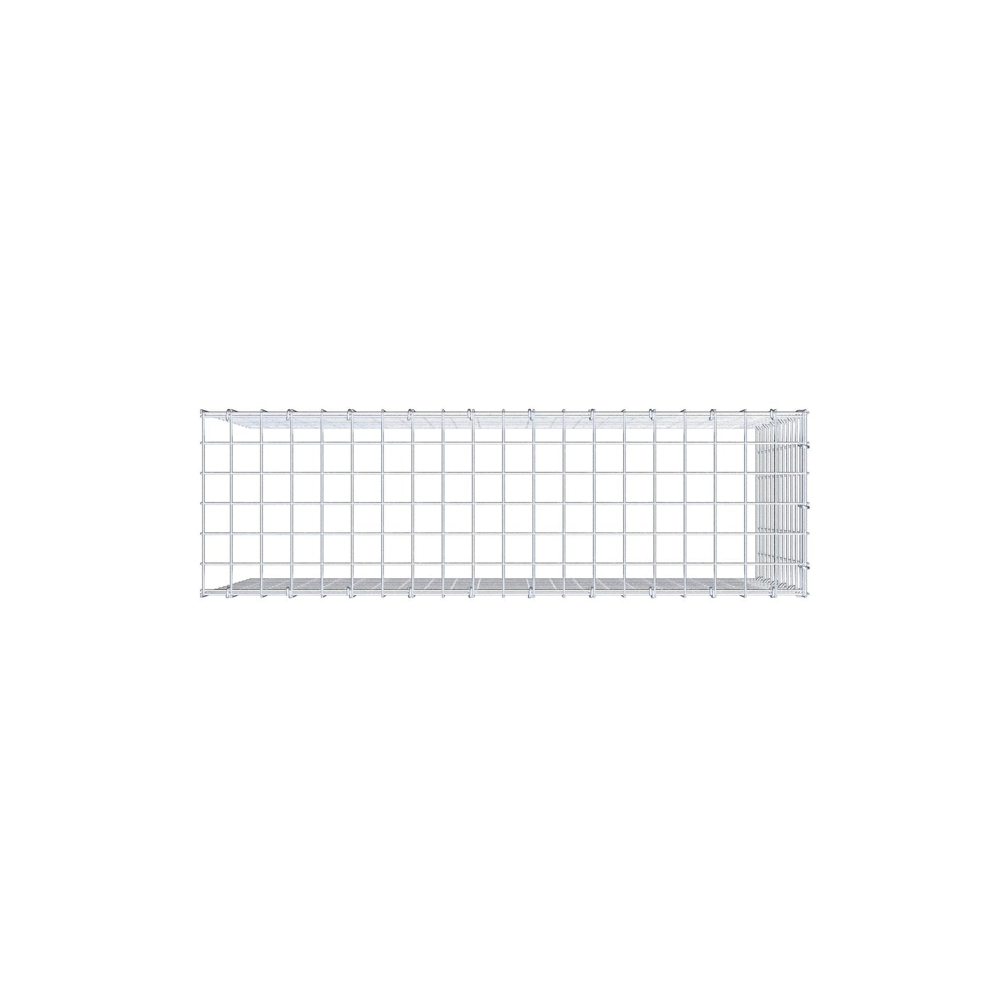Anbaugabione Typ 4 100 cm x 60 cm x 30 cm (L x H x T), Maschenweite 5 cm x 5 cm, C-Ring