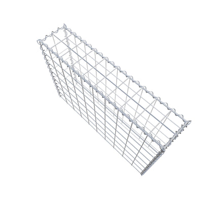 Anbaugabione Typ 3 100 cm x 70 cm x 20 cm (L x H x T), Maschenweite 10 cm x 10 cm, Spirale