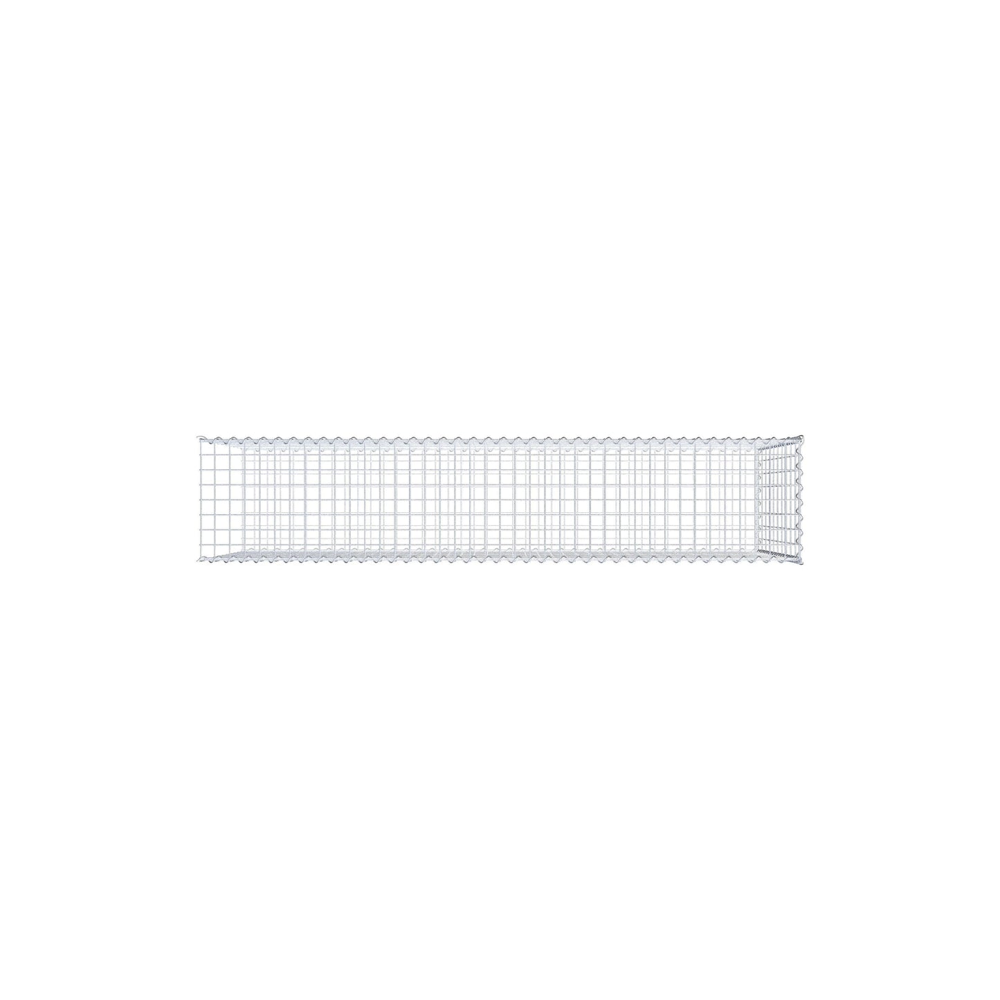 Gabião tipo 2 200 cm x 100 cm x 40 cm (C x A x P), malhagem 5 cm x 10 cm, espiral
