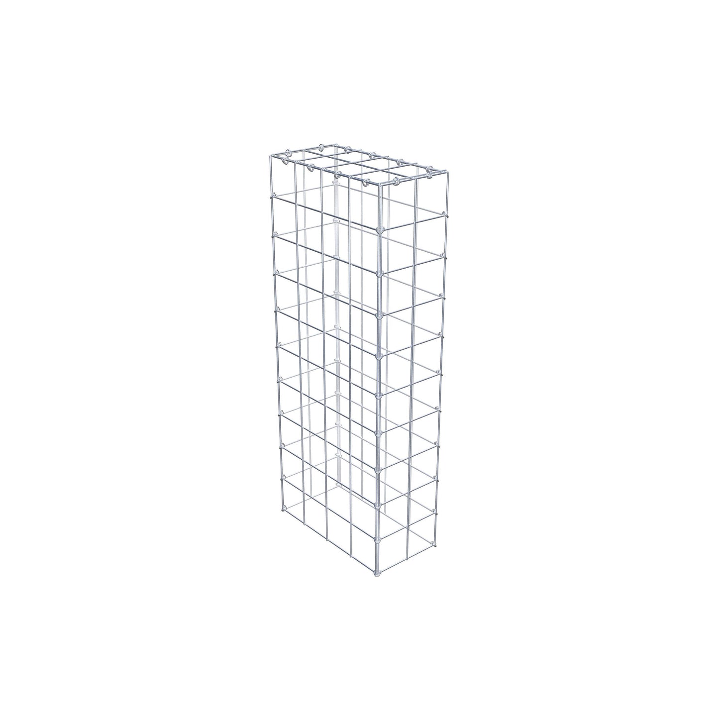Type 3 oplegkorf 100 cm x 40 cm x 20 cm (L x H x D), maaswijdte 10 cm x 10 cm, C-ring