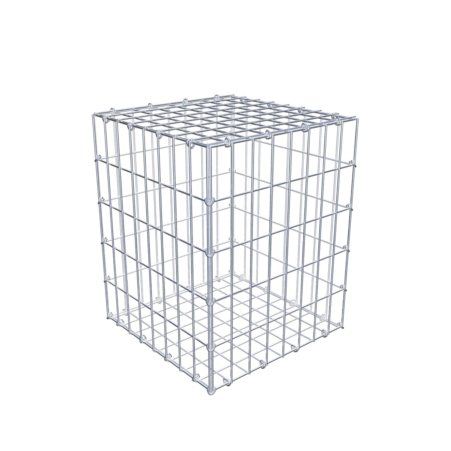 Gabion 50 cm x 40 cm x 40 cm (L x H x D), maskstorlek 5 cm x 10 cm, C-ring
