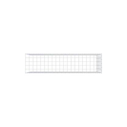 Fourche rapportée type 4 200 cm x 100 cm x 50 cm (L x H x P), mailles 10 cm x 10 cm, anneau en C