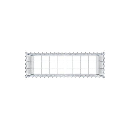 Anbaugabione Typ 3 100 cm x 70 cm x 30 cm (L x H x T), Maschenweite 10 cm x 10 cm, Spirale