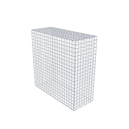Gavión 100 cm x 100 cm x 40 cm (L x A x P), malla 5 cm x 5 cm, anillo en C