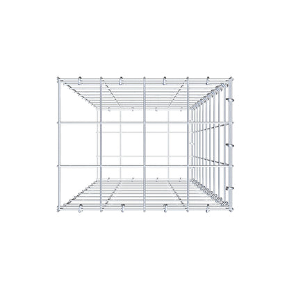 Gabião Tipo 2 100 cm x 40 cm x 30 cm (C x A x P), malhagem 10 cm x 10 cm, anel C