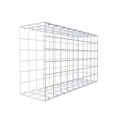 Gavión complementario de tipo 2 100 cm x 60 cm x 30 cm (largo x alto x fondo), malla 10 cm x 10 cm, anillo en C