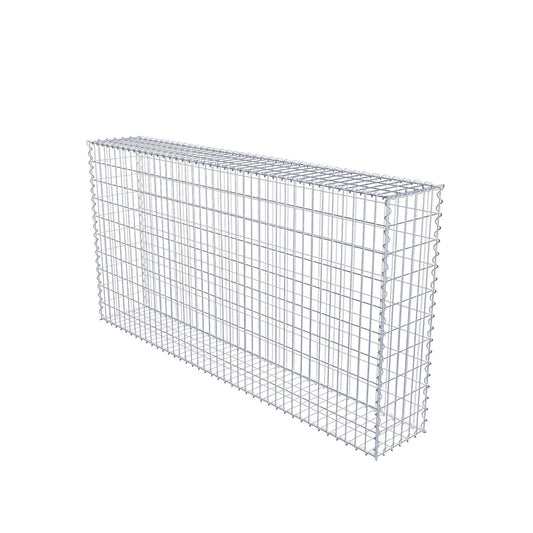 Gabione 200 cm x 100 cm x 30 cm (L x H x T), Maschenweite 5 cm x 10 cm, Spirale