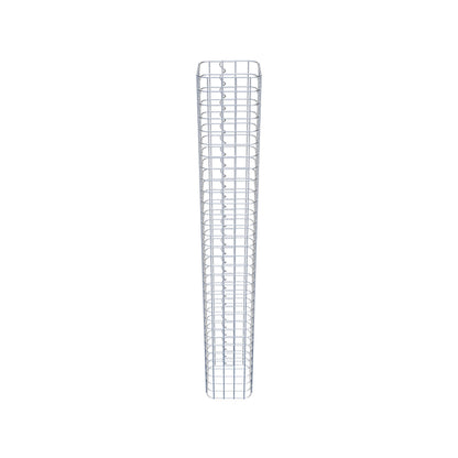 Colonna di gabbioni, quadrata 22 cm x 22 cm, alta 160 cm, MW 5 cm x 5 cm