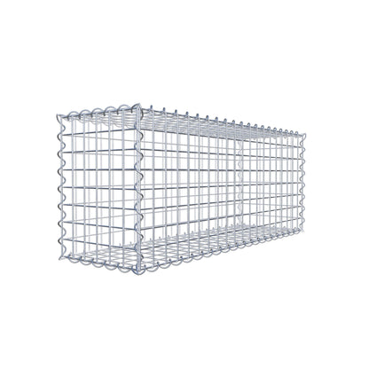 Gabião 100 cm x 40 cm x 30 cm (C x A x P), malhagem 5 cm x 5 cm, espiral