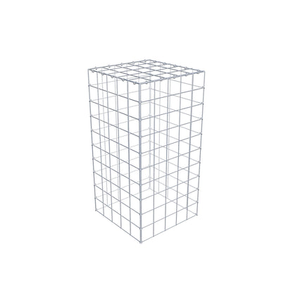 Anbaugabione Typ 3 100 cm x 50 cm x 50 cm (L x H x T), Maschenweite 10 cm x 10 cm, C-Ring