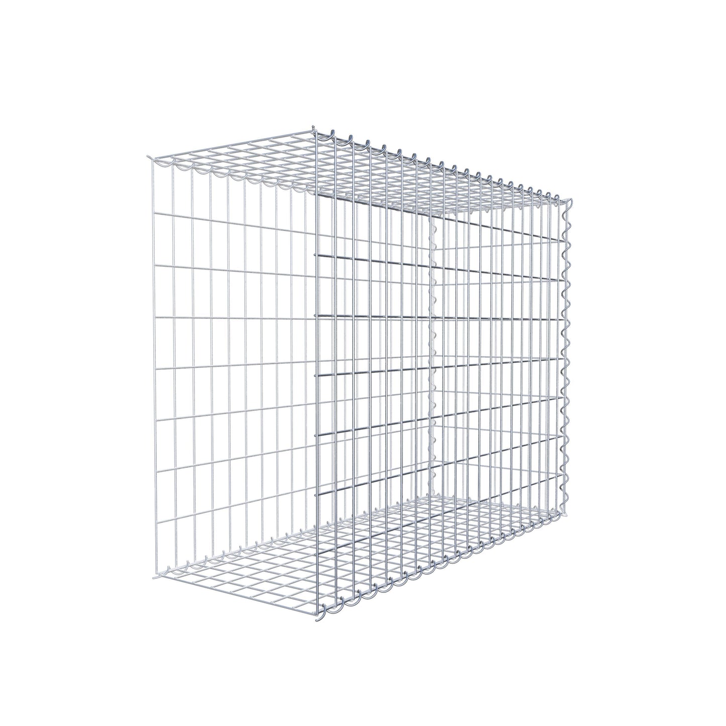 Add-on schanskorf type 2 100 cm x 80 cm x 40 cm (L x H x D), maaswijdte 5 cm x 10 cm, spiraalvormig