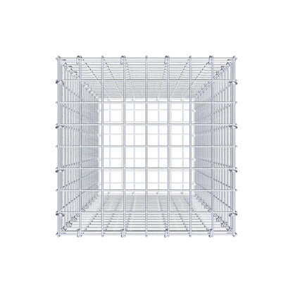 Gabion 100 cm x 40 cm x 40 cm (L x H x P), mailles 5 cm x 5 cm, anneau en C