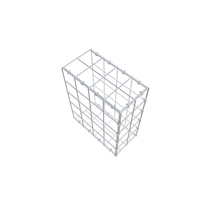 Gavión complementario de tipo 2 50 cm x 40 cm x 20 cm (L x A x P), malla 10 cm x 10 cm, anillo en C