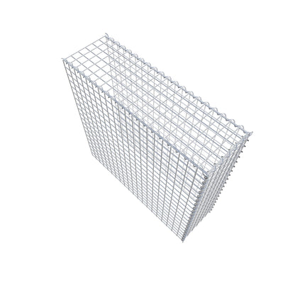 Gabion rapporté type 4 100 cm x 100 cm x 30 cm (L x H x P), mailles 5 cm x 5 cm, spirale