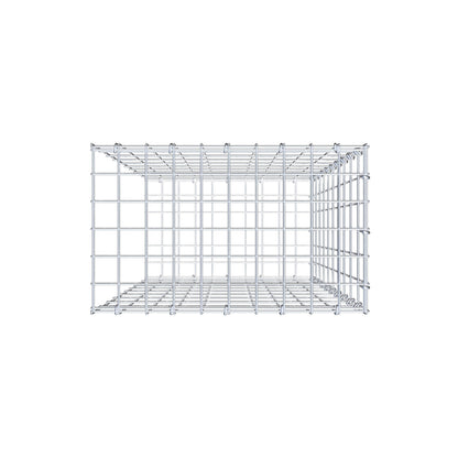 Gabião Tipo 2 100 cm x 50 cm x 30 cm, malhagem 5 cm x 10 cm, anel C