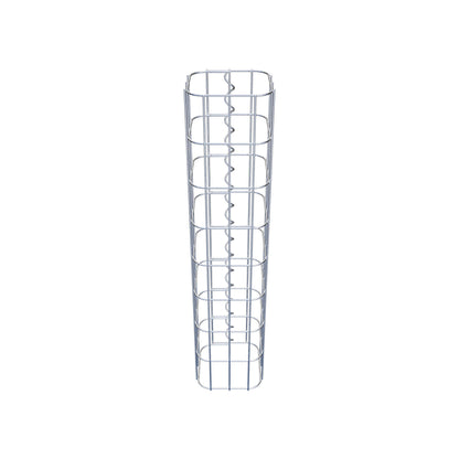 Gabionsøjle firkantet 17 cm x 17 cm, 80 cm højde, MW 5 cm x 10 cm