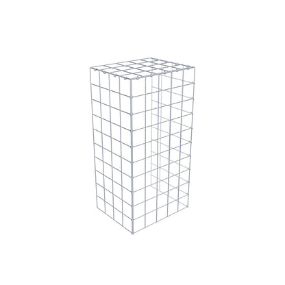 Anbaugabione Typ 4 100 cm x 40 cm x 50 cm (L x H x T), Maschenweite 10 cm x 10 cm, C-Ring