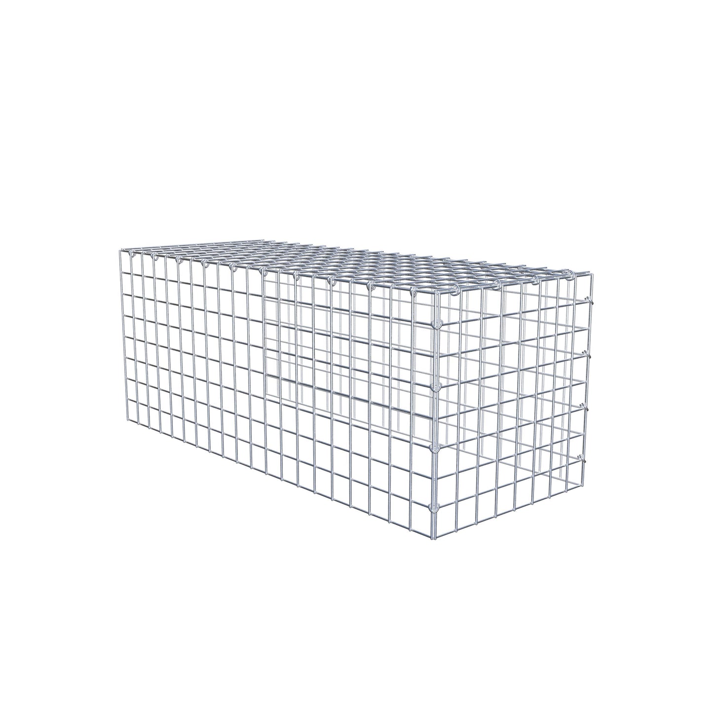 Anbaugabione Typ 4 100 cm x 40 cm x 40 cm (L x H x T), Maschenweite 5 cm x 5 cm, C-Ring