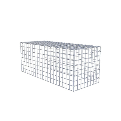 Anbaugabione Typ 4 100 cm x 40 cm x 40 cm (L x H x T), Maschenweite 5 cm x 5 cm, C-Ring