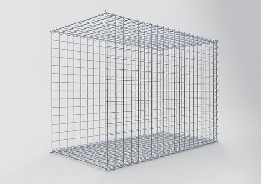 Extra gabion typ 2 100 cm x 70 cm x 50 cm (L x H x D), maskstorlek 5 cm x 5 cm, spiral