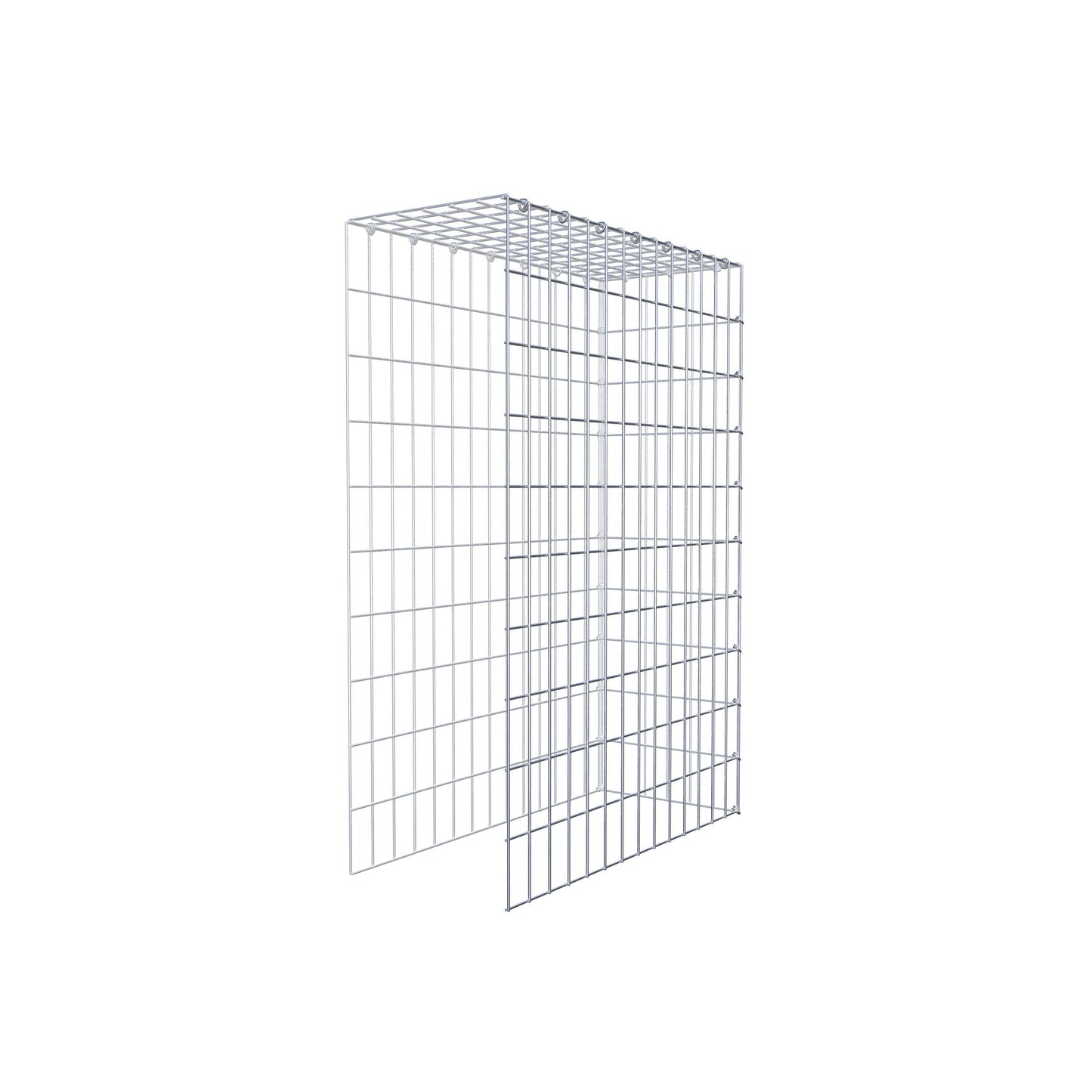 Anbaugabione Typ 4 100 cm x 70 cm x 30 cm (L x H x T), Maschenweite 5 cm x 10 cm, C-Ring