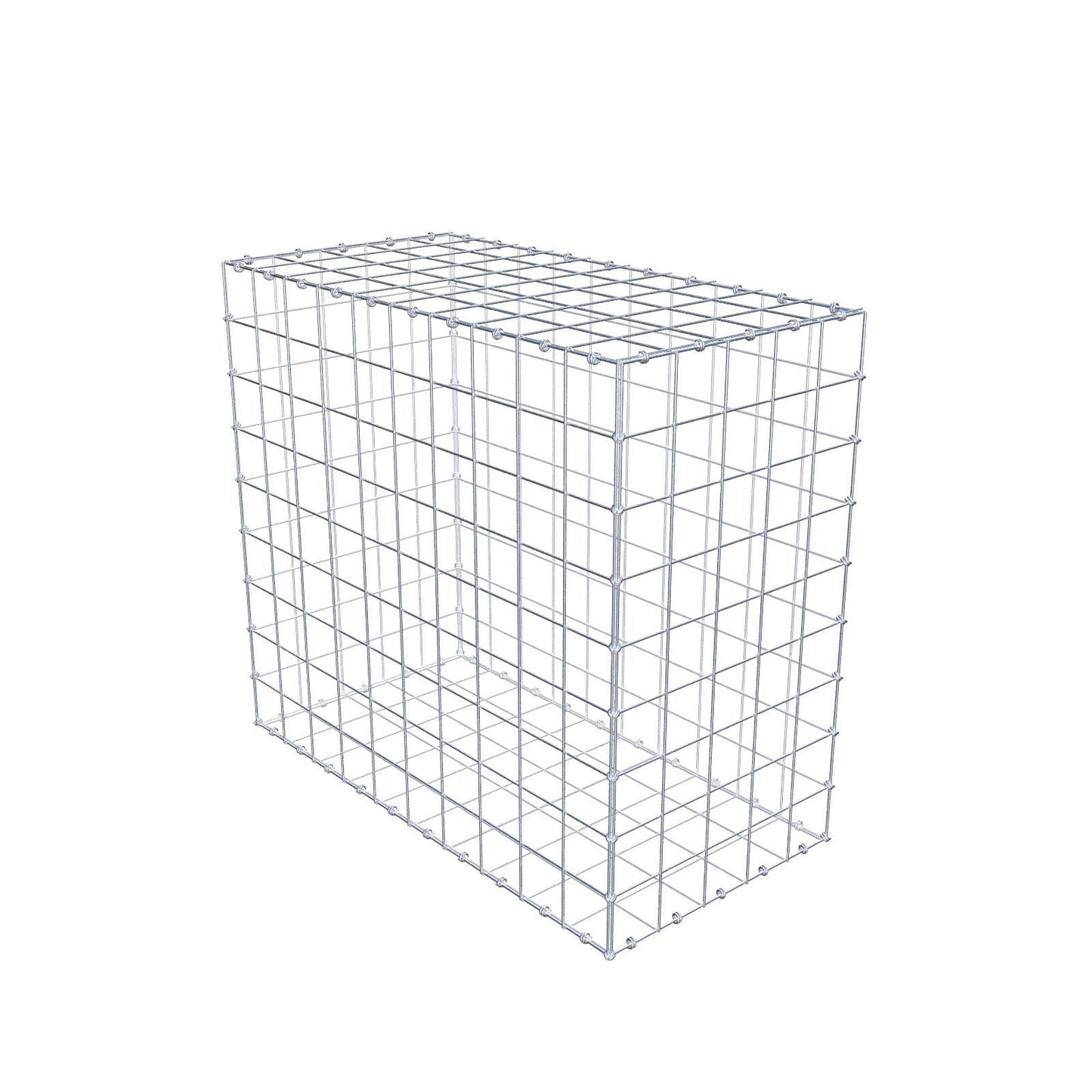 Gabion 100 cm x 90 cm x 50 cm (L x H x P), mailles 10 x 10 cm, anneau en spirale