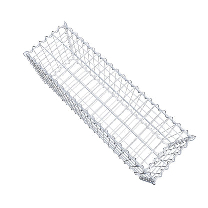 Gabione 100 cm x 40 cm x 30 cm (L x H x T), Maschenweite 5 cm x 10 cm, Spirale