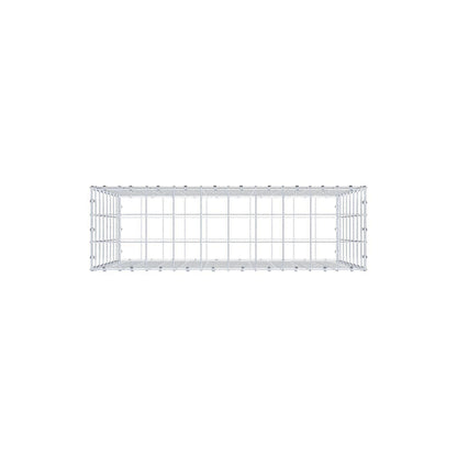 Gabione 100 cm x 80 cm x 30 cm (L x H x T), Maschenweite 10 x 10 cm, Spiralring