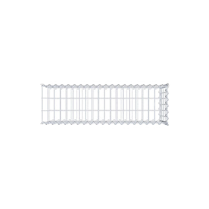 Påväxt gabion typ 2 100 cm x 40 cm x 30 cm (L x H x D), maskstorlek 5 cm x 10 cm, spiral