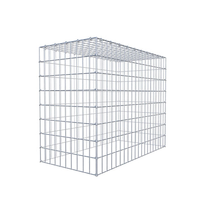 Gabião Tipo 3 100 cm x 80 cm x 50 cm (C x A x P), malhagem 5 cm x 10 cm, anel C