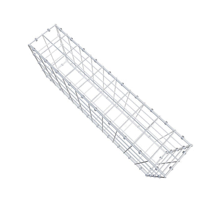 Gabião 100 cm x 40 cm x 20 cm (C x A x P), malhagem 10 x 10 cm, anel espiral