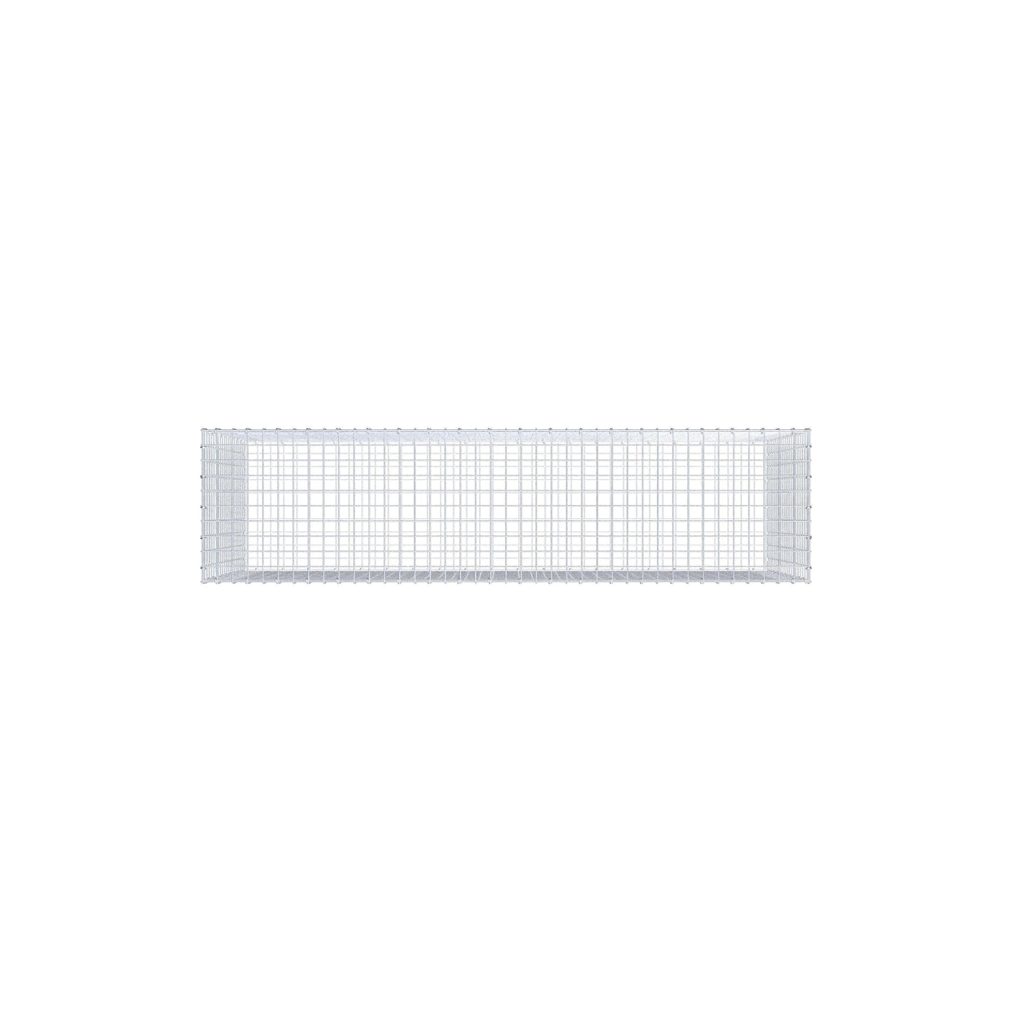 Gabião 200 cm x 100 cm x 50 cm (C x A x P), malhagem 5 cm x 5 cm, anel C