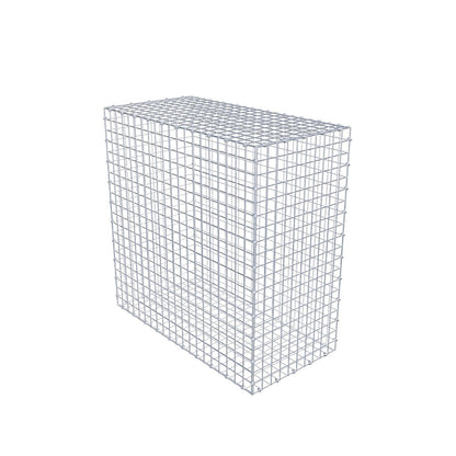 Gabion 100 cm x 100 cm x 50 cm (L x H x D), maskstorlek 5 x 5 cm, spiralring