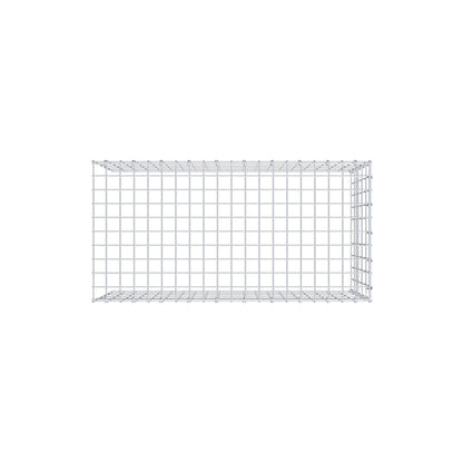 Extra gabion typ 4 100 cm x 50 cm x 50 cm (L x H x D), maskstorlek 5 cm x 10 cm, C-ring