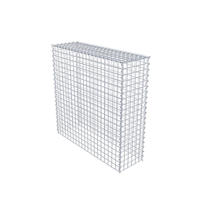 Gabion rapporté type 3 100 cm x 100 cm x 30 cm (L x H x P), mailles 5 cm x 5 cm, spirale