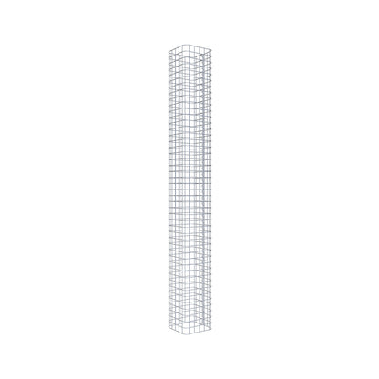 Gabionpelare vinkelrät 27 cm x 27 cm, 230 cm höjd, MW 5 cm x 5 cm