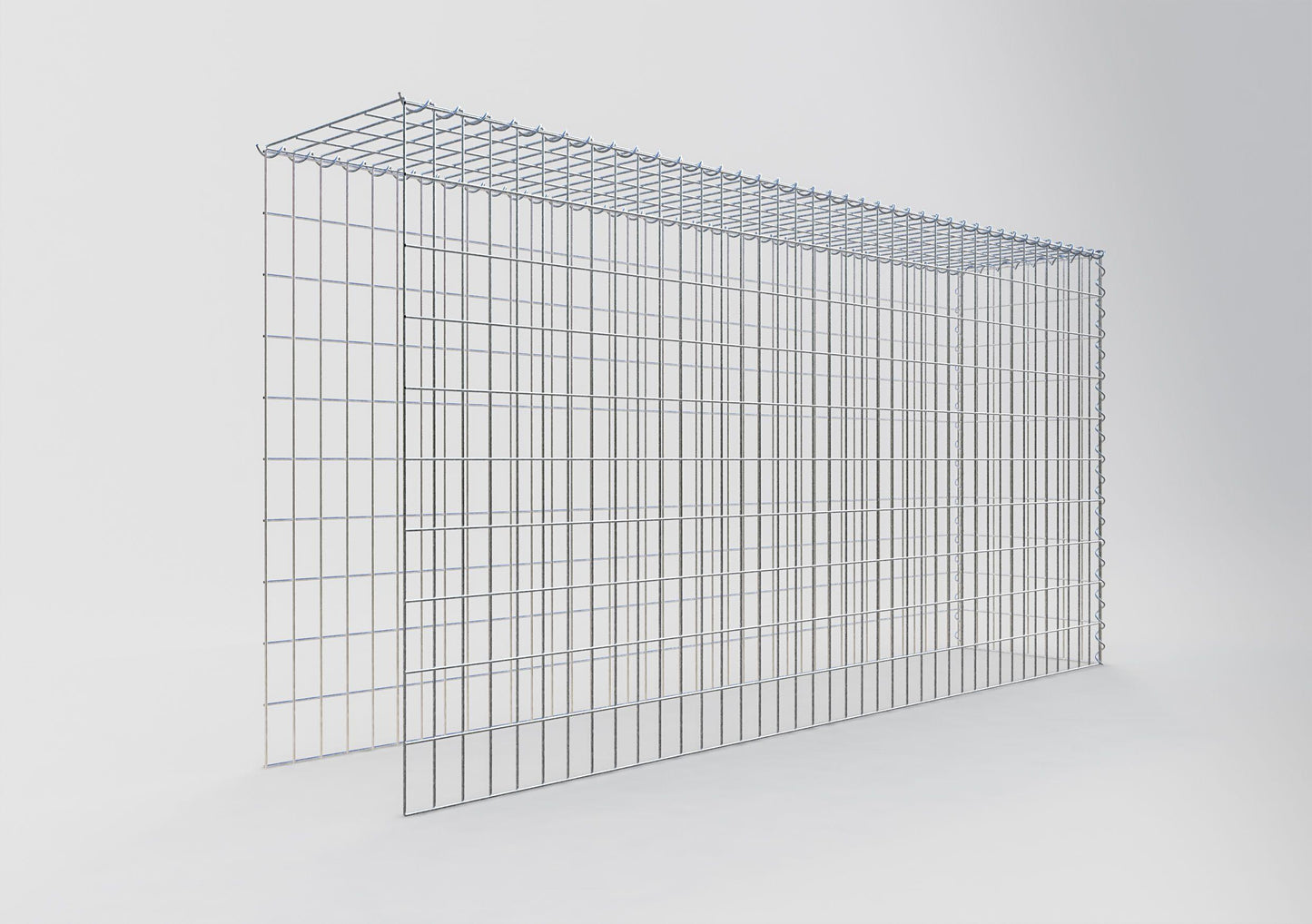 Gavión adicional tipo 4 200 cm x 100 cm x 40 cm (L x A x P), malla 5 cm x 10 cm, en espiral