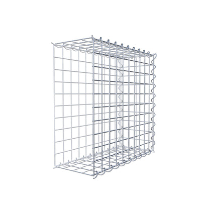 Extra gabion typ 2 50 cm x 50 cm x 20 cm (L x H x D), maskstorlek 5 cm x 5 cm, spiral