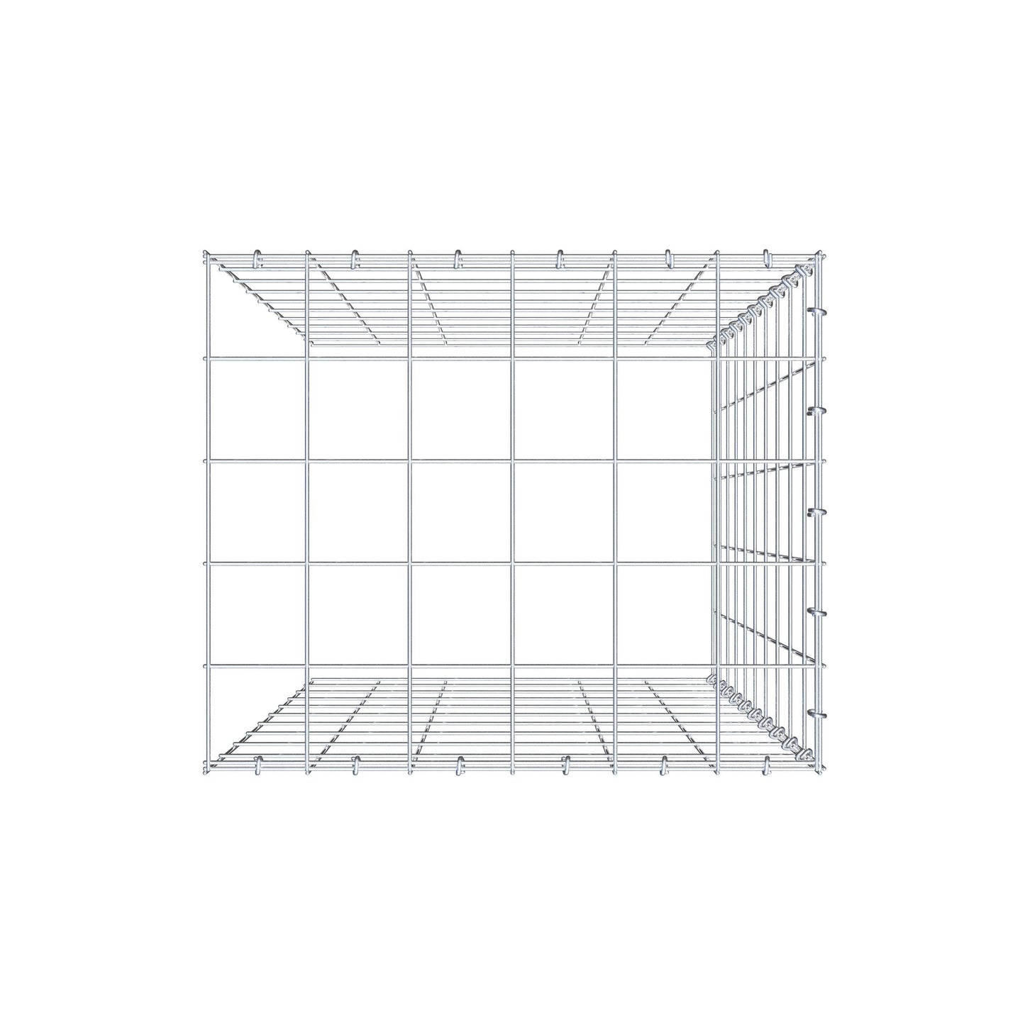 Tilläggspåle typ 4 100 cm x 60 cm x 50 cm (L x H x D), maskstorlek 10 cm x 10 cm, C-ring