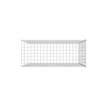 Opvokset gabion type 4 100 cm x 90 cm x 40 cm (L x H x D), maskestørrelse 5 cm x 10 cm, spiral