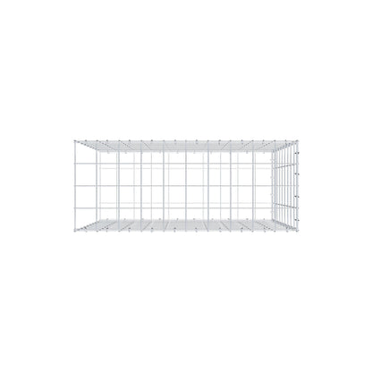 Anbaugabione Typ 2 100 cm x 90 cm x 40 cm (L x H x T), Maschenweite 10 cm x 10 cm, C-Ring