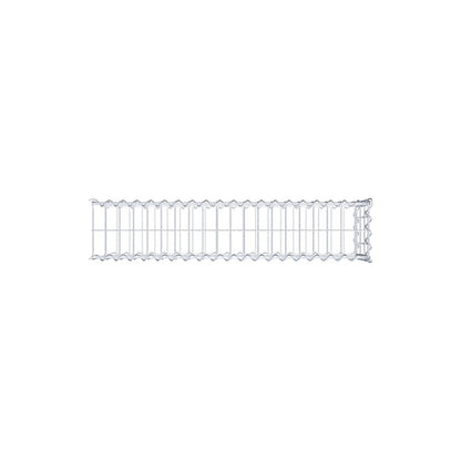 Gabião tipo 2 100 cm x 30 cm x 20 cm (C x A x P), malhagem 5 cm x 10 cm, espiral