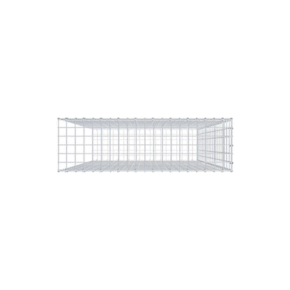 Extra gabion typ 2 200 cm x 100 cm x 30 cm, maskstorlek 5 cm x 10 cm, C-ring