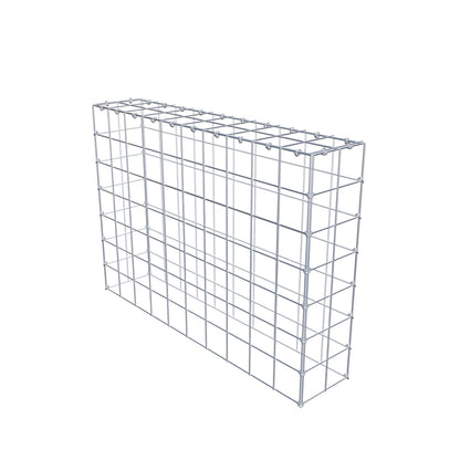 Anbaugabione Typ 3 100 cm x 70 cm x 20 cm (L x H x T), Maschenweite 10 cm x 10 cm, C-Ring
