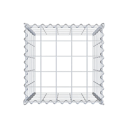 Opvokset gabion type 3 50 cm x 50 cm x 50 cm (L x H x D), maskestørrelse 10 cm x 10 cm, spiral