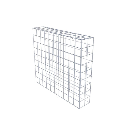 Gabião Tipo 4 100 cm x 90 cm x 20 cm (C x A x P), malhagem 10 cm x 10 cm, anel C