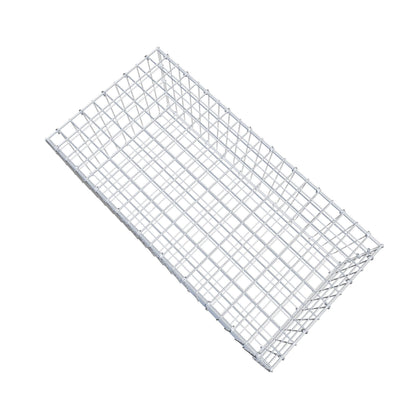 Schanskorf 100 cm x 40 cm x 50 cm (L x H x D), maaswijdte 5 cm x 10 cm, C-ring