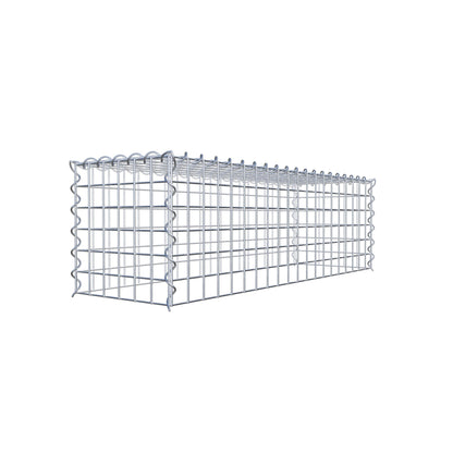 Gabbione aggiuntivo tipo 3 100 cm x 30 cm x 30 cm (L x H x P), dimensione maglia 5 cm x 5 cm, a spirale