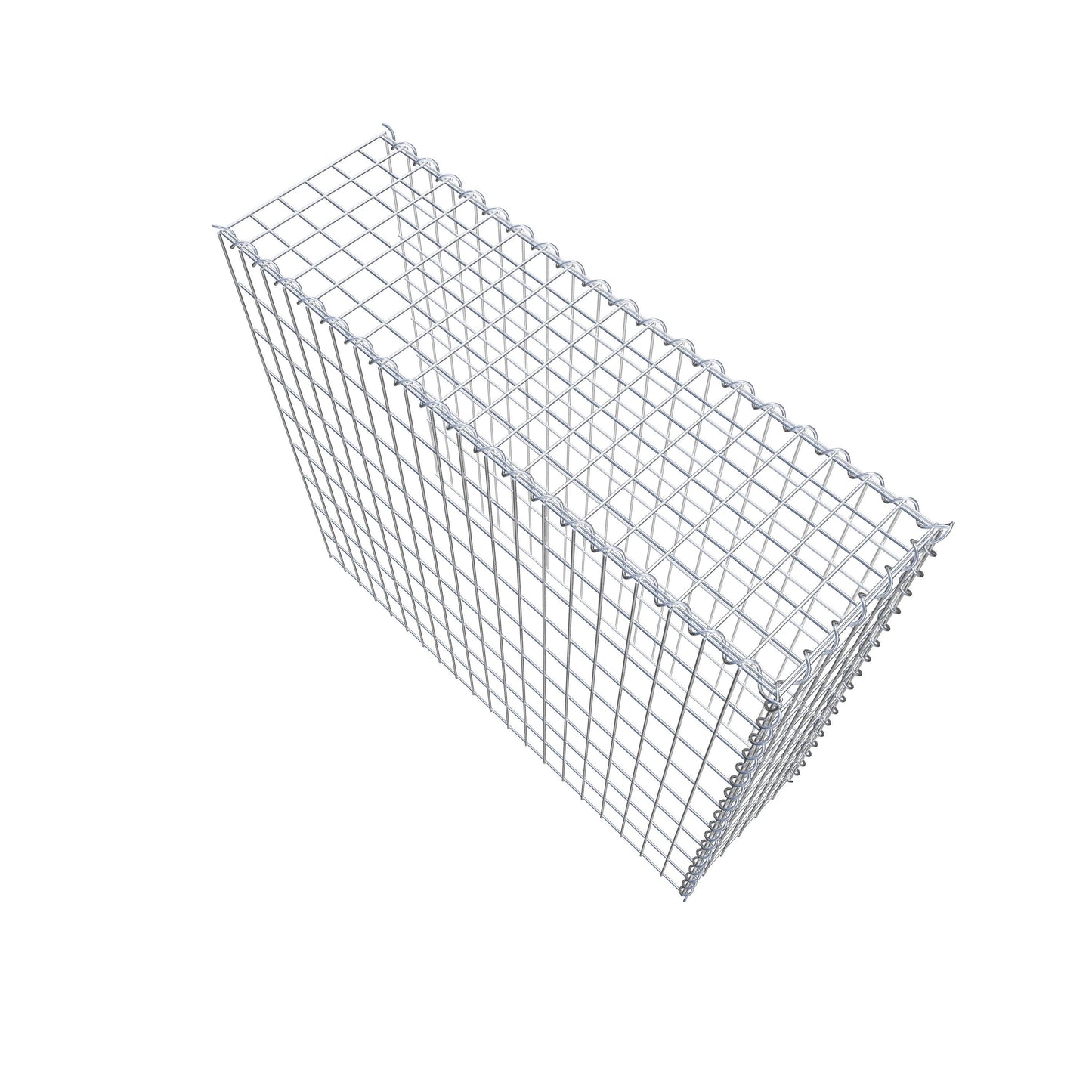 Anbaugabione Typ 4 100 cm x 90 cm x 30 cm (L x H x T), Maschenweite 5 cm x 10 cm, Spirale